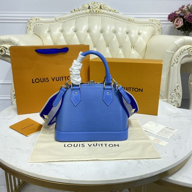 2021 Louis vuitton original epi leather alma BB M57426 blue
