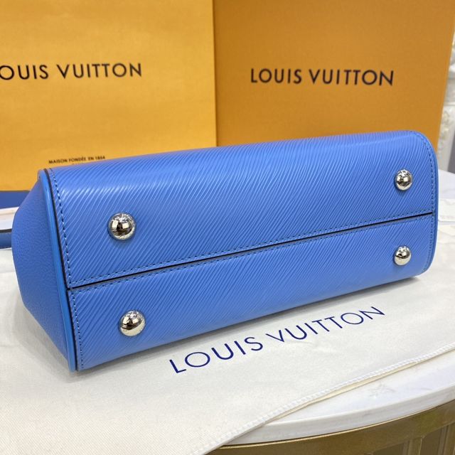 2021 Louis vuitton original epi leather grenelle tote bag pm M57680 blue