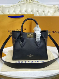 Louis vuitton original calfskin on my side tote pm M57728 black