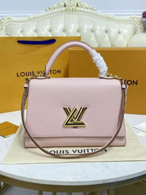 Louis vuitton original calfskin twist one handle bag mm M57090 pink