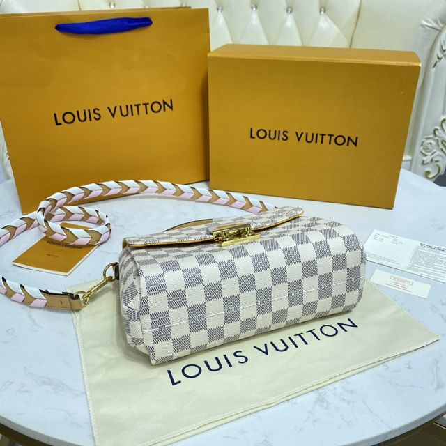 2021 Louis vuitton original damier azur croisette handbag N50053