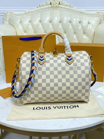 2021 Louis vuitton original damier azur speedy 30 N50054