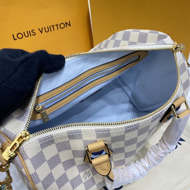 2021 Louis vuitton original damier azur speedy 30 N50054