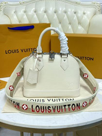 2021 Louis vuitton original epi leather alma BB M57540 white