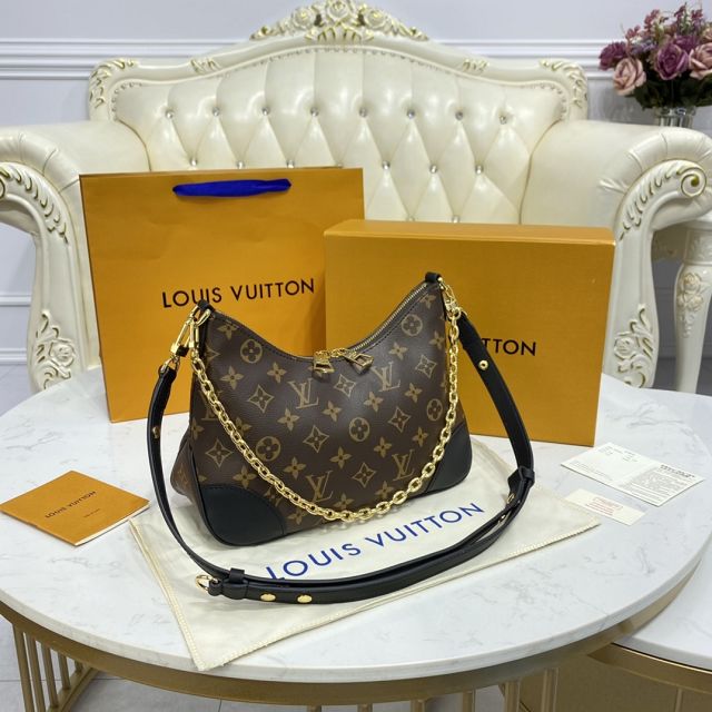 2021 Louis vuitton original monogram canvas shoulder bag m45831 black