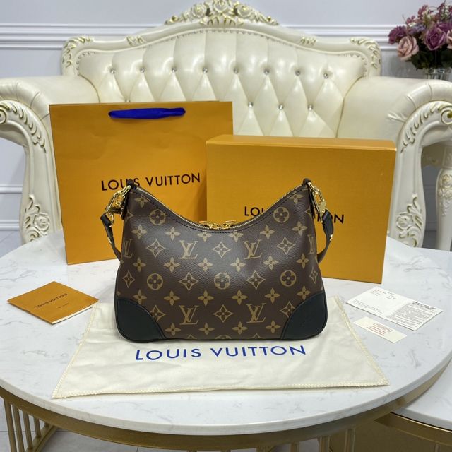 2021 Louis vuitton original monogram canvas shoulder bag m45831 black