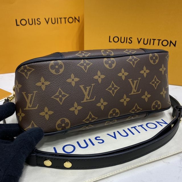 2021 Louis vuitton original monogram canvas shoulder bag m45831 black