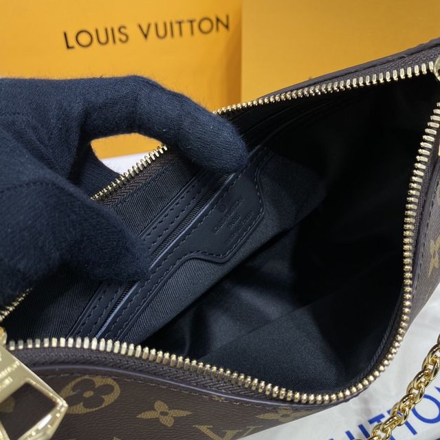 2021 Louis vuitton original monogram canvas shoulder bag m45831 black