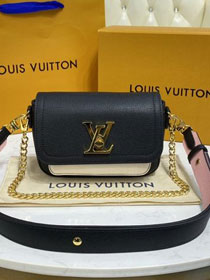 Louis vuitton original calfskin lockme tender bag M58557 black