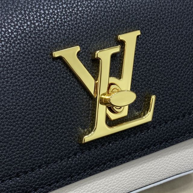 Louis vuitton original calfskin lockme tender bag M58557 black