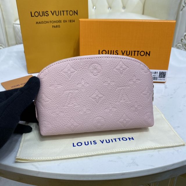 Louis vuitton original calfskin cosmetic pouch m69412 pink