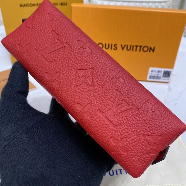 Louis vuitton original calfskin cosmetic pouch m69414 red