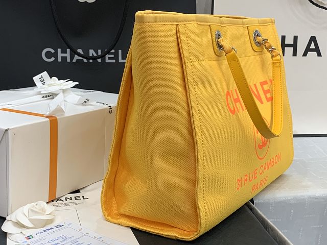 CC original canvas fibers shopping bag A67001 yellow