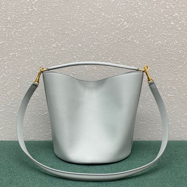Celine original calfskin bucket 16 bag 195573 mineral