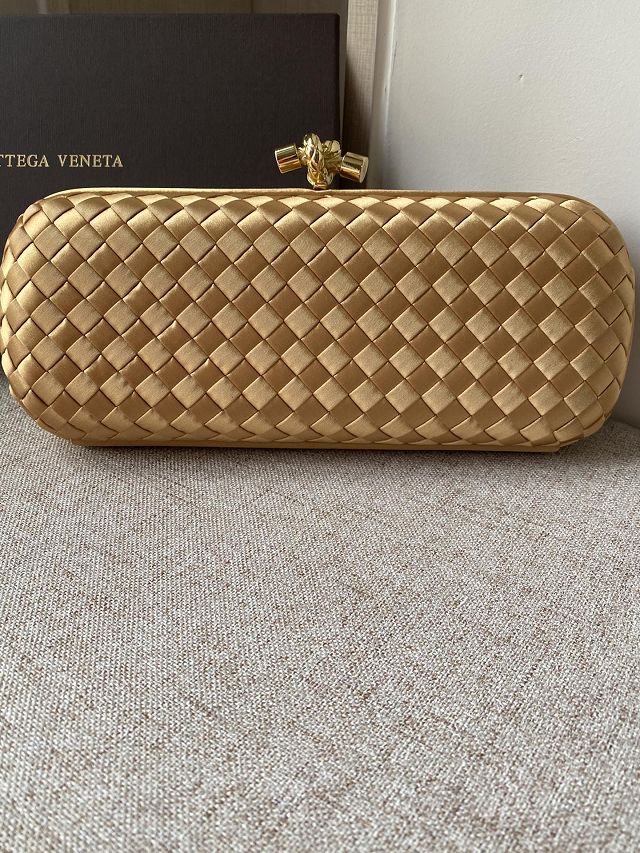 BV original silk knot clutch 202031 gold