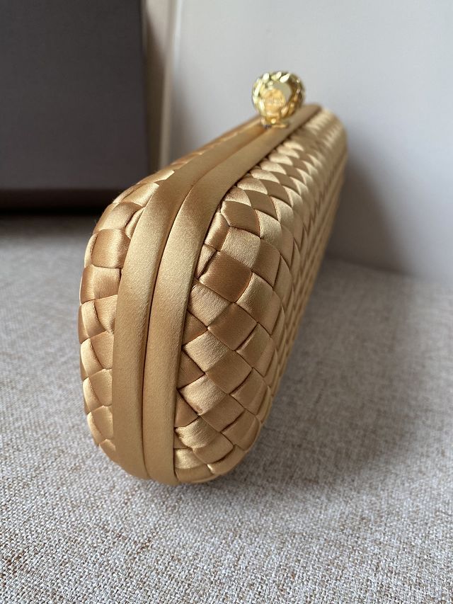 BV original silk knot clutch 202031 gold