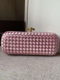 BV original silk knot clutch 202031 pink