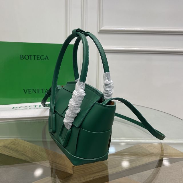 BV original smooth calfskin mini arco 29 bag 600606 green