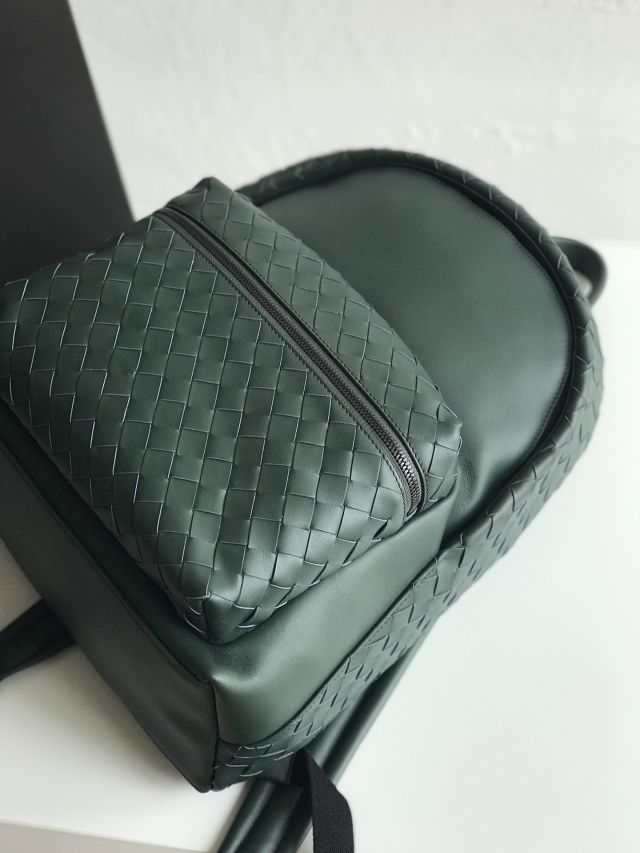 BV original calfskin backpack 70078 dark green