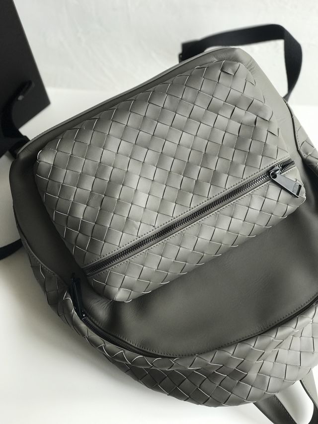 BV original calfskin backpack 70078 dark grey