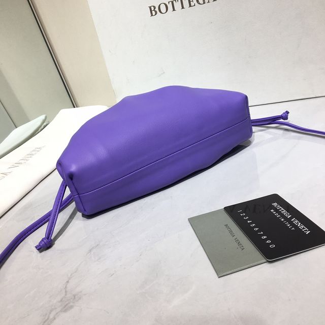 BV original calfskin mini 20 pouch 585852 purple