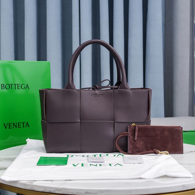 BV original lambskin arco tote bag 609175 grape