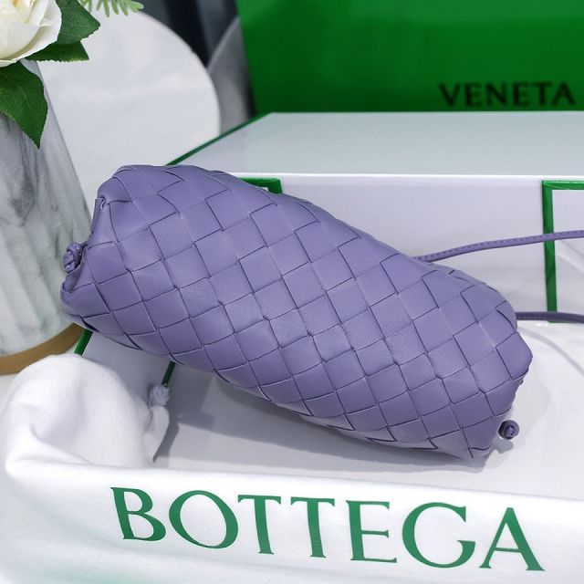 BV original lambskin mini 20 pouch 585852 lavender