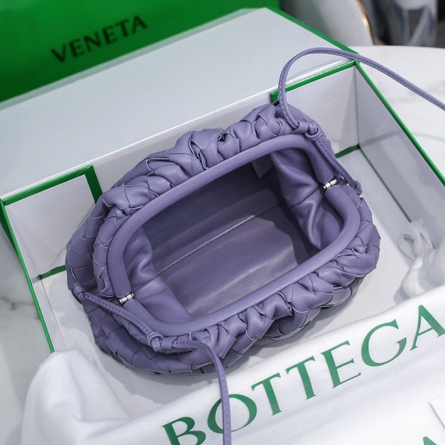 BV original lambskin mini 20 pouch 585852 lavender