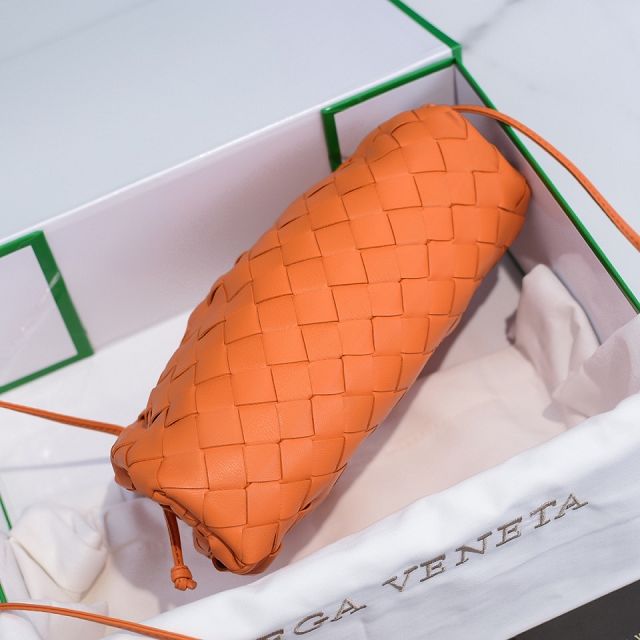 BV original lambskin mini 20 pouch 585852 orange