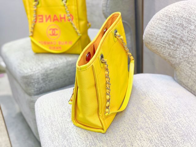 CC original canvas fibers mini shopping bag A66939 yellow