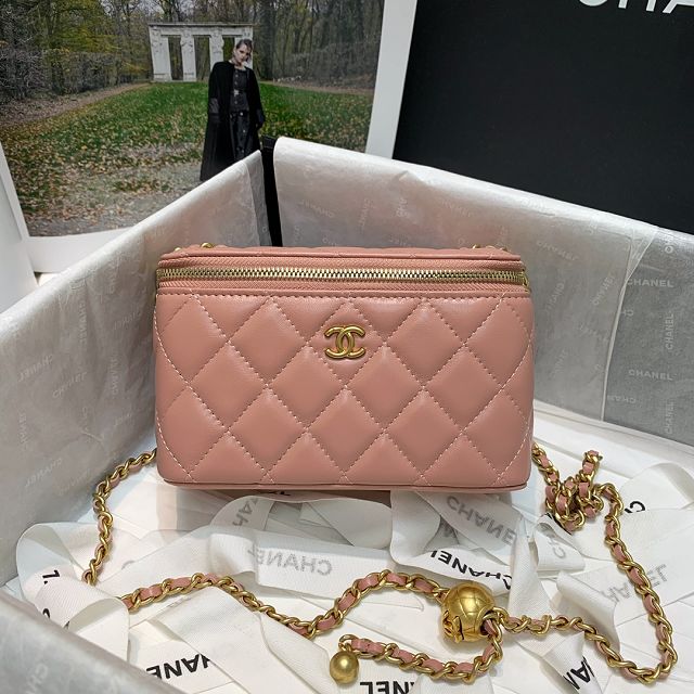 CC original lambskin small vanity with chain AP1341 pink