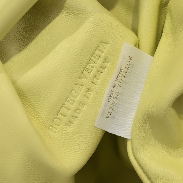 BV original lambskin large pouch 576175 yellow