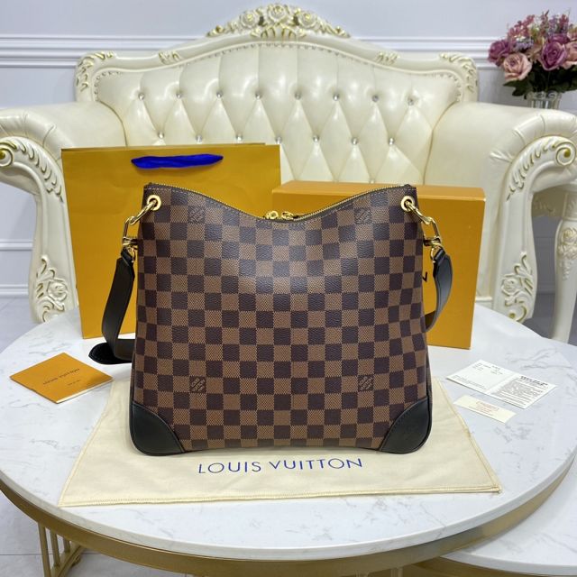 Louis vuitton original damier ebene odeon mm N50062 black