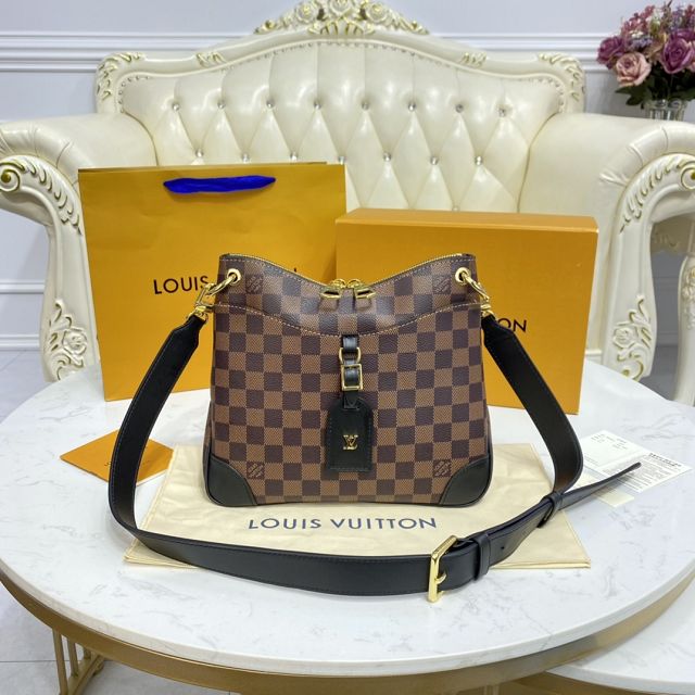 Louis vuitton original damier ebene odeon pm N50064 black