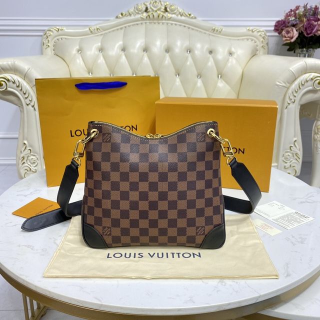 Louis vuitton original damier ebene odeon pm N50064 black