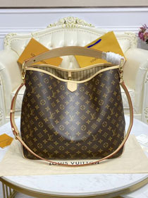 Louis vuitton original monogram canvas graceful hobo mm M40353