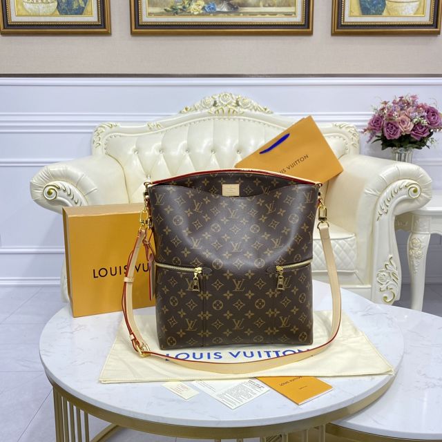 Louis vuitton original monogram canvas hobo bag M41544 