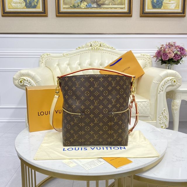 Louis vuitton original monogram canvas hobo bag M41544 