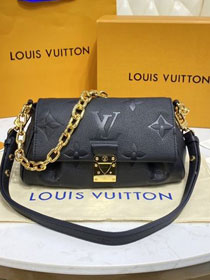 2023 Louis vuitton original calfskin favorite bag M45813 black