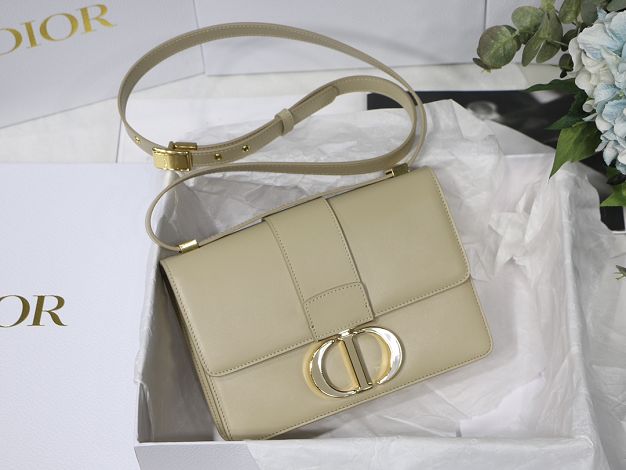 Dior original box calfskin 30 montaigne bag M9203 beige