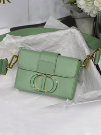 Dior original box calfskin mini 30 montaigne bag M9204 mint green