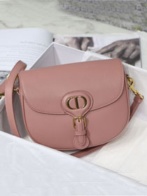 Dior original box calfskin medium bobby bag M9319 pink