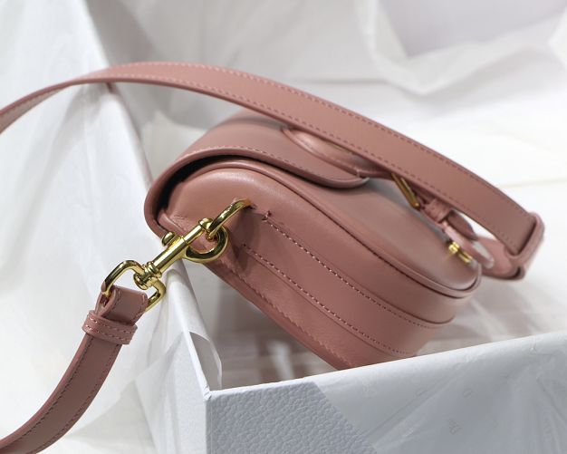 Dior original box calfskin small bobby bag M9317 pink