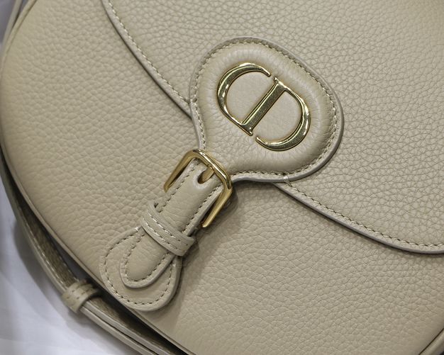 Dior original grained calfskin medium bobby bag M9319 beige