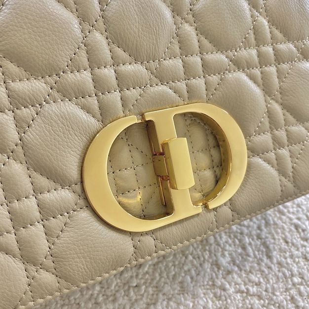 Dior original calfskin small caro bag M9241 beige