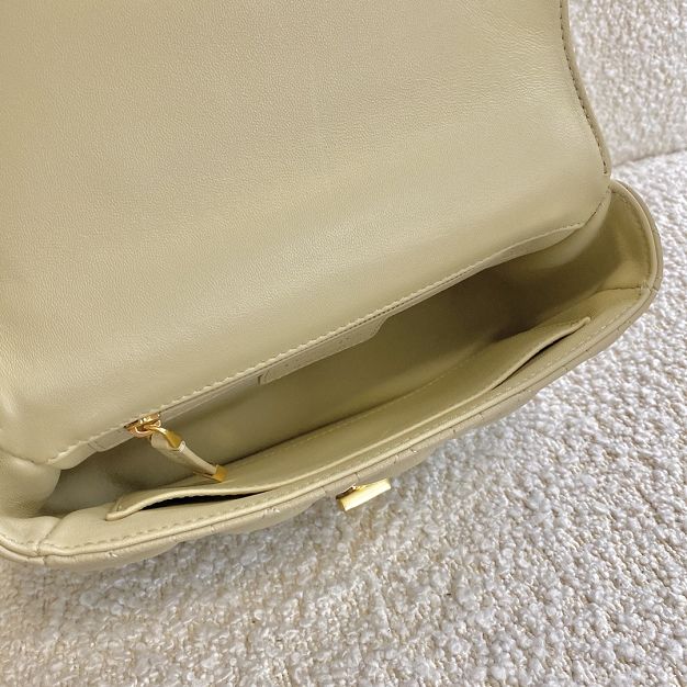 Dior original calfskin small caro bag M9241 beige