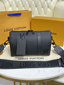 Louis vuitton original calfskin keepall city bag M59255 black