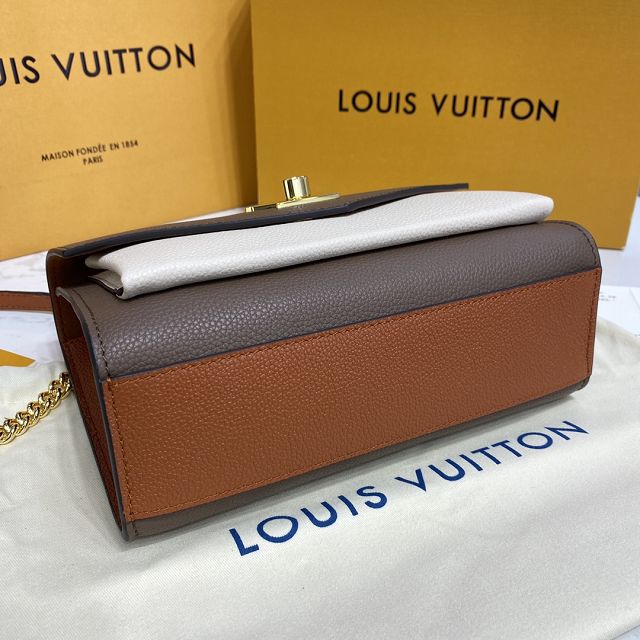 Louis vuitton original calfskin mylockme bb bag M58949 apricot