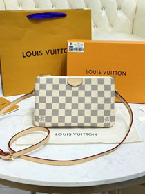 Louis vuitton original damier azur double zip pochette N60460