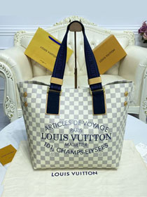 Louis vuitton original damier azur neverfull mm N41179 